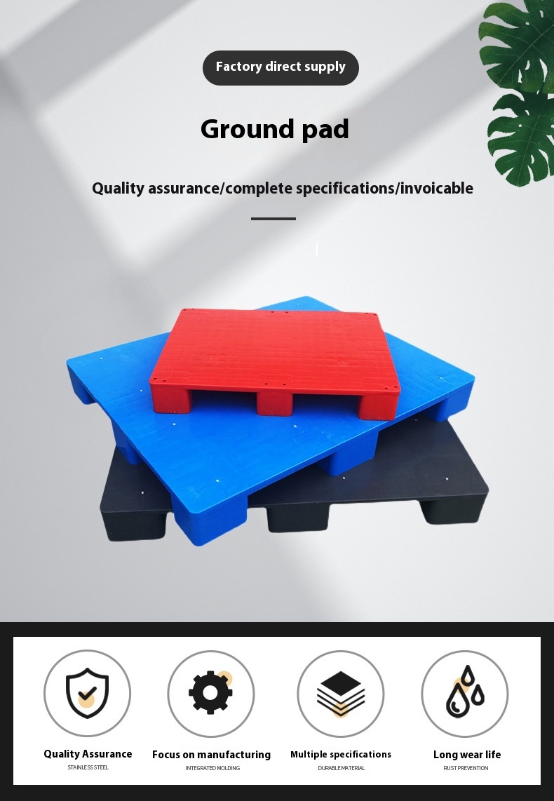 Multicolor Single-Sided Plastic Tray for Stacking Flat Floor Board Grid Pallet for Supermarket Cargo & Storage Equipment