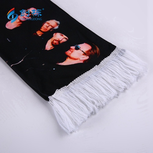 Custom promotion advertising design digital printing scarf