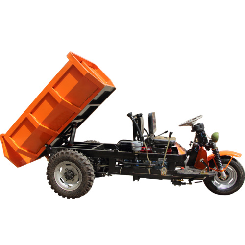 Triciclo de carga de três rodas para mineiro