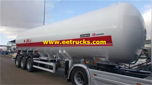 Lita 54000 22ton Propane utoaji wa nusu-trailers