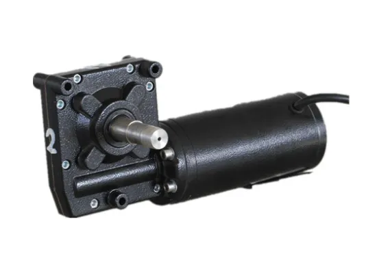 73ZYT brushed dc gear motor/ street sweepers worm lower speed geared motors with rare earth magnets