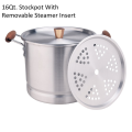 Aluminum soup cooking steamer pot cookware