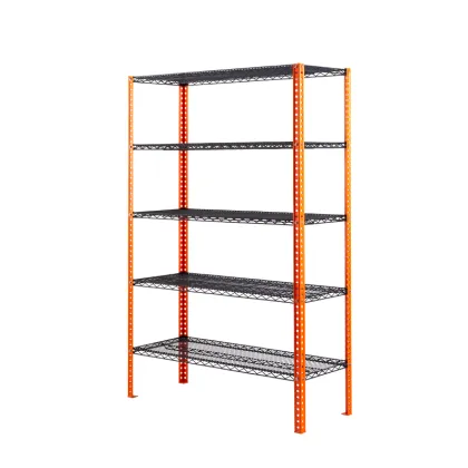 Heavy-Duty Bolt-Together Wire Shelving Unit