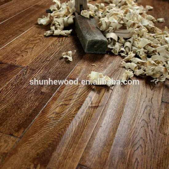 AB grade classical handscraped European Oak engineered timber floor on hot sale