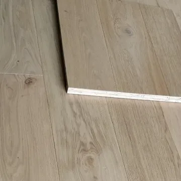 Grey color White Oak engineered wood floor