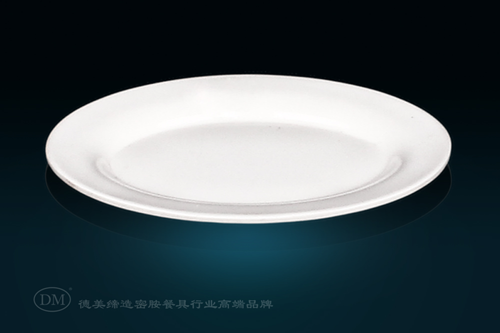 8.8 Inch Melamine Plate Oval Shape