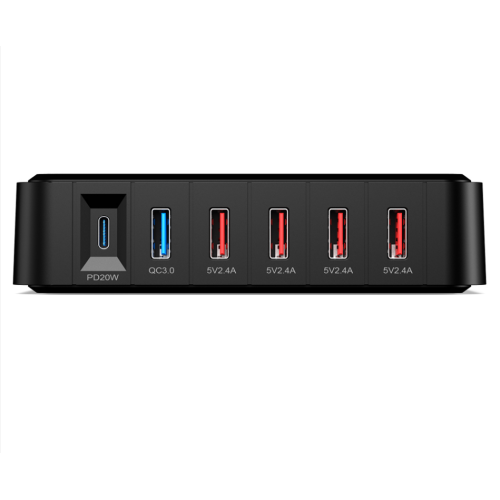 Multifunktions-Ladegerät mit 86 W USB QC3.0 PD20W 6-Ports