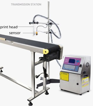 Automatic CIJ Jet Printer for Industrial Continuous Coding and Batch Date Printing