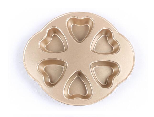 6 Cavity Heart shaped Muffin Cupcake Pan10