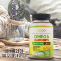 Huile de poisson de booster du cerveau oméga 3 gummies