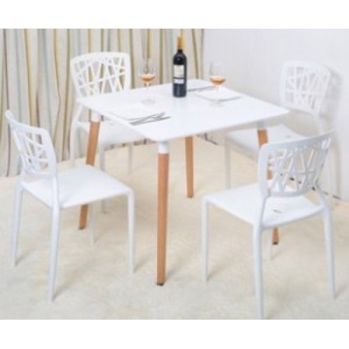 Bird's Nest Modern Stackable Plastic Dining Chairs