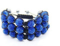 Multi lager tredubbla Shamballa armband blomma form Design