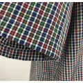 fine-plaid plus size Office leisure shirt