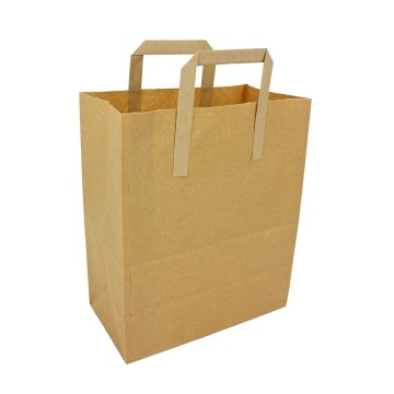 Custom Recycled Brown Paper Bag with Logo Print