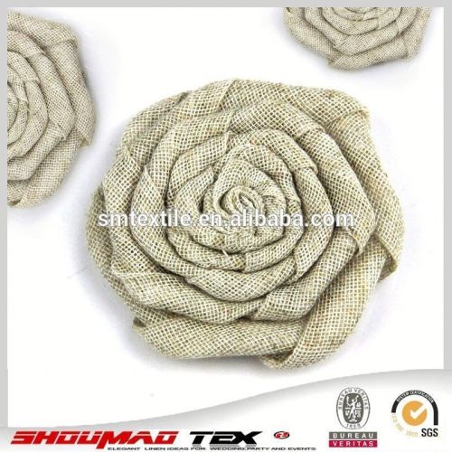 Wholesale natural burlap roses