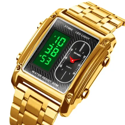 SKMEI 1868 New Arrival 3ATM Waterproof Digital Men's Chronograph Watch