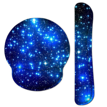Comfortable Gaming and Office Ergonomic Mouse Pad with Gel Wrist Rest and Non-Slip Base
