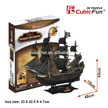 The Queen Anne's Revenge hotsell 3d puzzle ship model