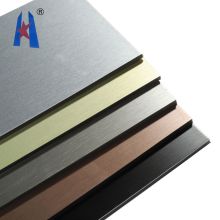 Exterior B1 fireproof Brushed Aluminum Plastic Panel