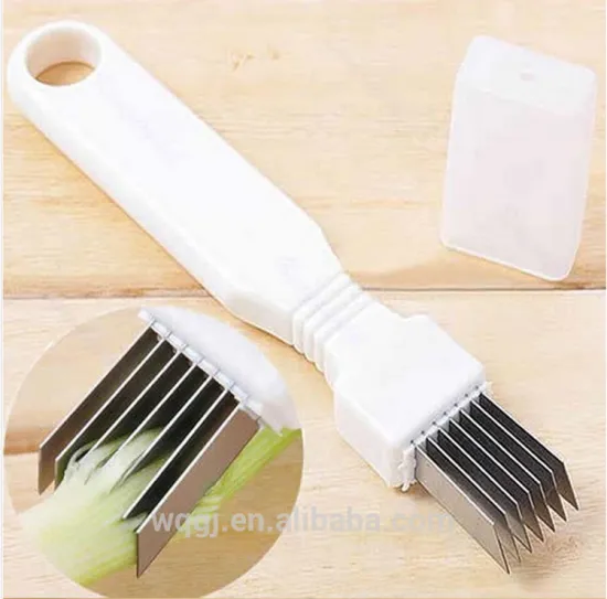Kitchen Tools Cutter Stainless Steel Vegetable Food Garlic Onion Slicer Magic Manual Onion Cutter