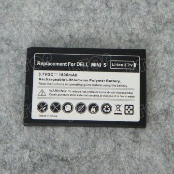 China Factory Wholesale Price 1800mAh Mobile Phone Battery For Dell Mini 5