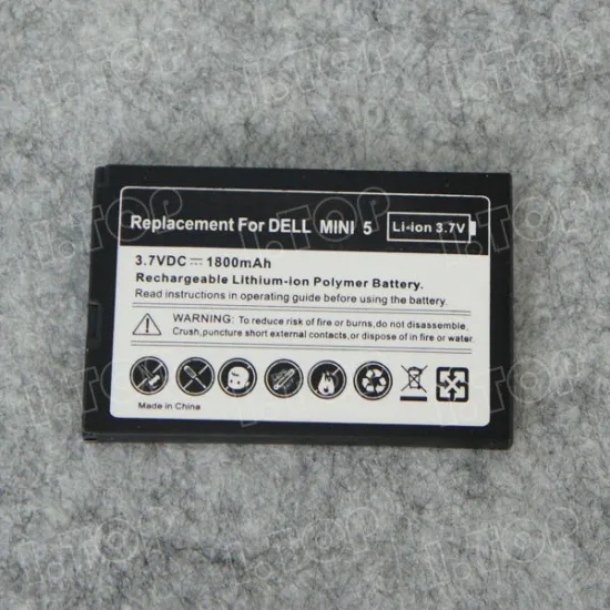 China Factory Wholesale Price 1800mAh Mobile Phone Battery For Dell Mini 5