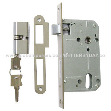 7055 High Security Brazil External Door Mortise Lock Body, Latch/Deadbolt/Key Cylinder/OEM