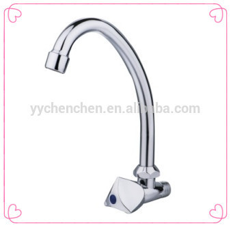zinc body zinc handle and cartridge with iron tube or ss tube kitchen faucet MO-E-001A