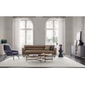 Italienisch moderne minimalistische Leder Nordic Luxus Designer Wohnzimmer Büro Single Sofa Stuhl