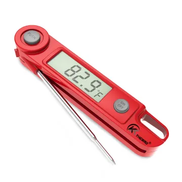 Digital Foldable Probe Thermometer: Fast Response, Instant Read Meat Thermometer