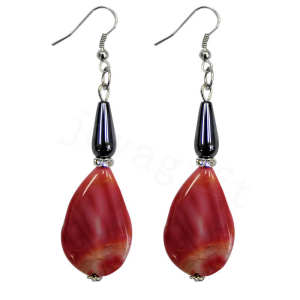 Natural Gemstone Agate Earring