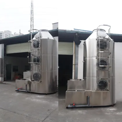 Acid / Alkali Resistant Waste Gas Purification Boiler Flue Gas Purification