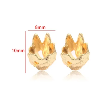 Unique Design Jewelry Accessories Cactus Flower Shape 14K Gold Jewelry Accessories