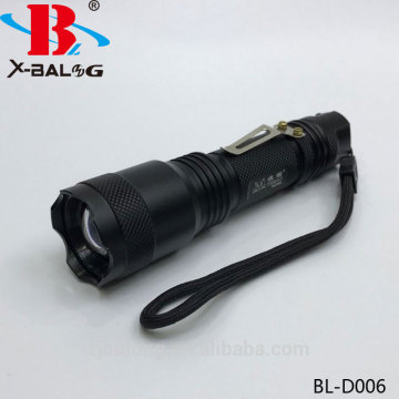 Hot sales rechargeable flashlight with belt clip