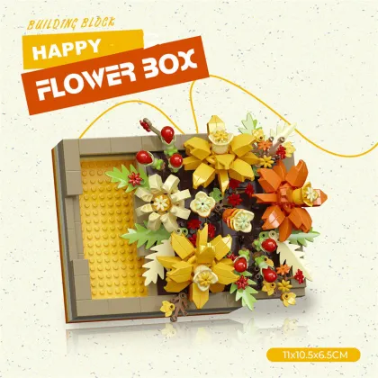 Wholesale DIY LEGO Rose Flower Toys for Kids - Mother's Day Gift Box