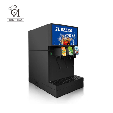Chefmax Commercial Automatic 4-Flavor Electric Beverage Fountain Machine