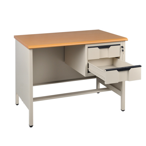 Metal Office Computer Desk With File Drawer