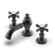 Matte hitam dua pegangan faucet kamar mandi silang