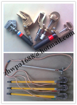 Earth rod and fitting&grounding devince,+copper wire+hook