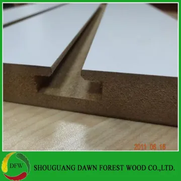 Glossy Melamine Surface Slot MDF