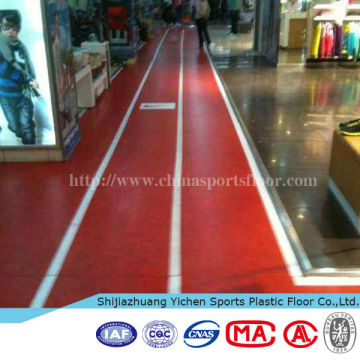 fashion pvc plastic flooring for shopping center