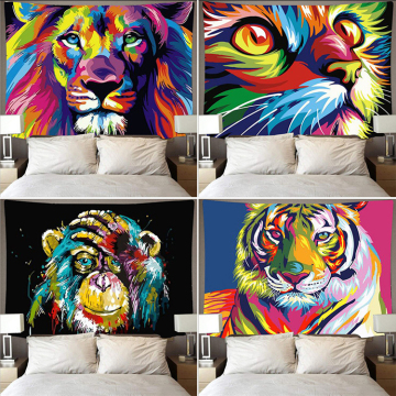 Customizable Hippy Print Tapestry Wall Hangings: Unique Decorative Art for Your Home