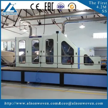 ISO9001 Certification ALSL-2500 carding machine for cotton cading machine for geotixile
