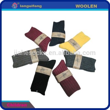 Custom Colorful Winter Warm Wool Children Socks