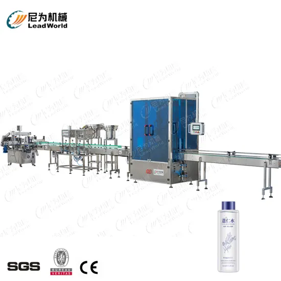 Customized 500 ml Bottled Water and Chemical Filling Machine