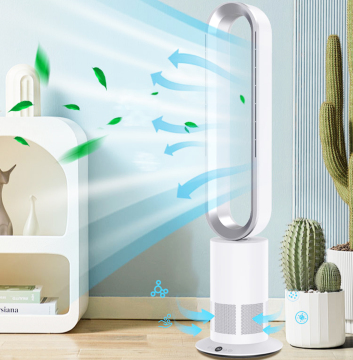 2024 New Arrival Household Electric Powerful Wind Circulating Leafless Oscillation Tower Bladeless Fan