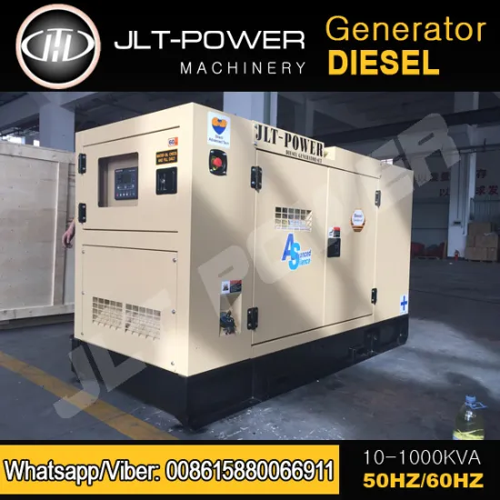 JLT Power Sound proof diesel 50KVA Generator with brand engine Manufacturer Made In China