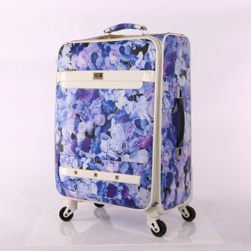 beachside tirp bags flower pattern travel suitcase