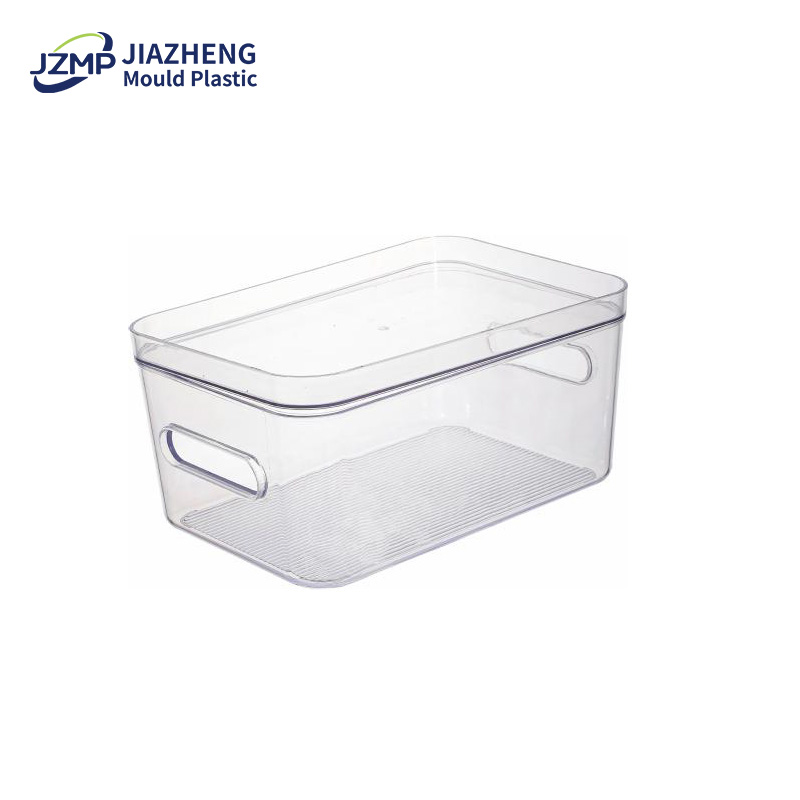 Plastic Bin Clear Storage Box with Lid Handle