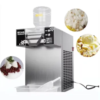 Portable Commercial Snowflake Ice Shaver Machine for Small Business
